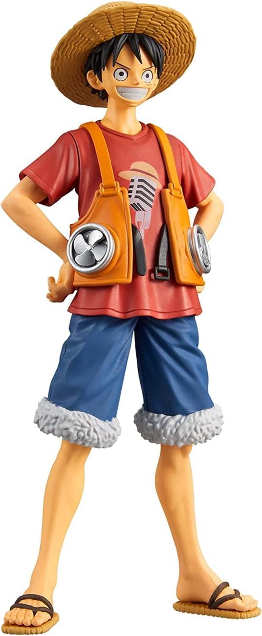 Banpresto DXF The Grandline Men Vol1 One Piece Film Red Monkey D Luffy Statue